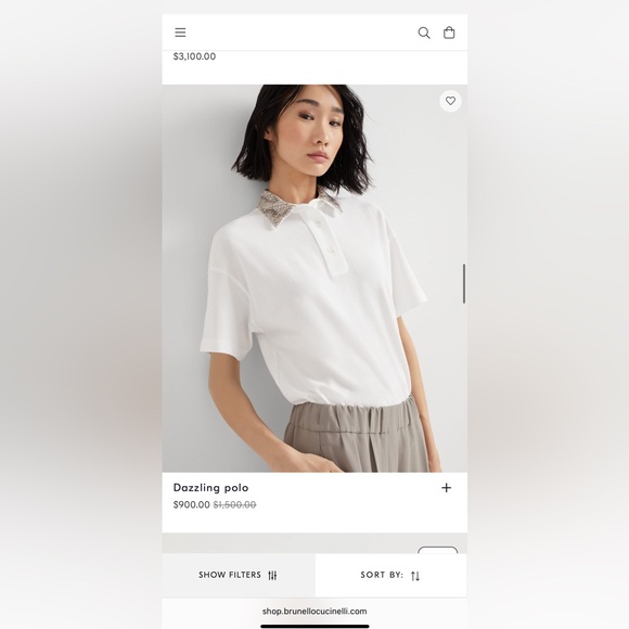 BRUNELLO CUCINELLI CASHMERE POLO - Picture 5 of 6